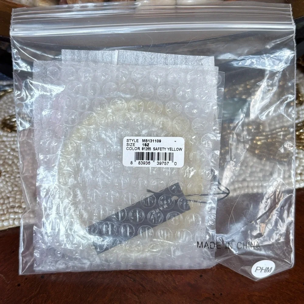 Brand New Marc by Marc Jacobs Slinky Safety Yellow Zirconia Bling Wrap Bracelet